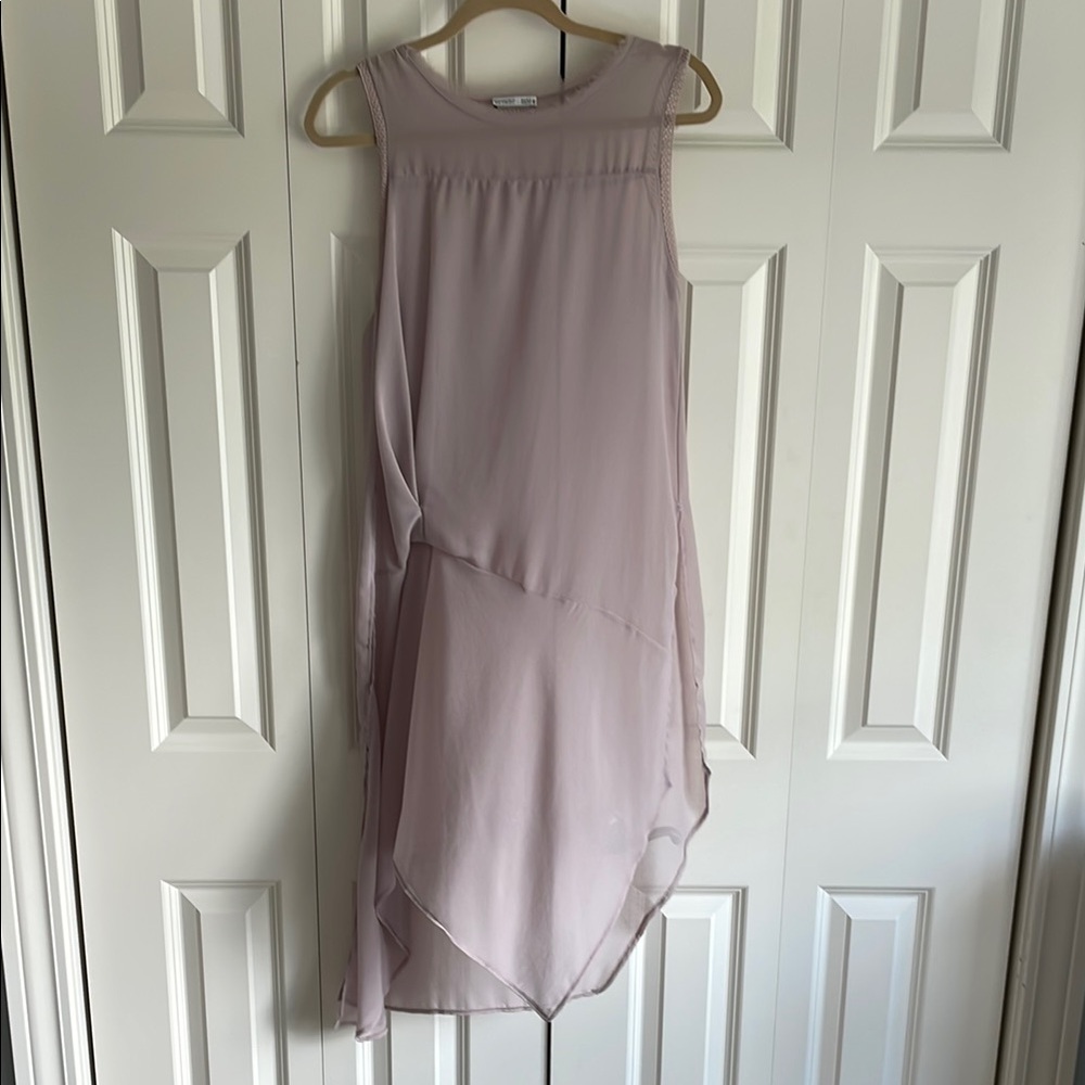 Zara Asymmetrical Lavender Dress